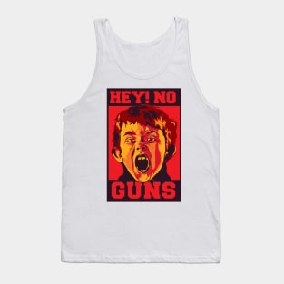 Hey! No Guns ( no more mass shooting ) Tank Top